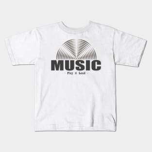 Music Lovers Christmas Party Play it Loud Kids T-Shirt